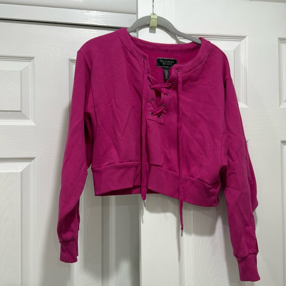 Victoria Secret Hot pink sweatshirt